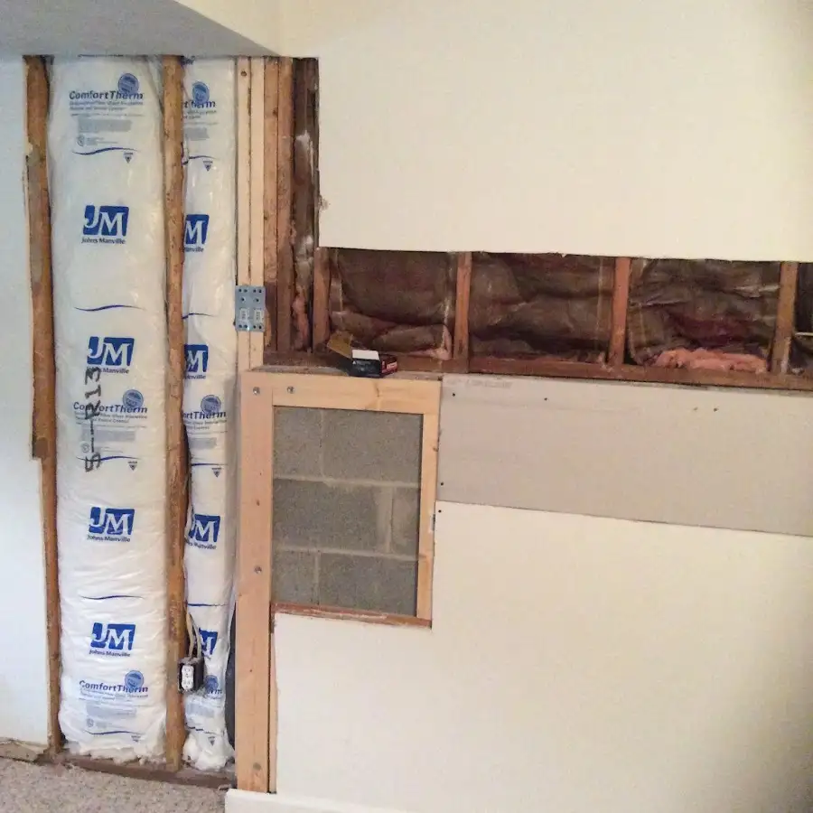 Wall insulation replacement during Odor Removal & Deodorization in Eureka